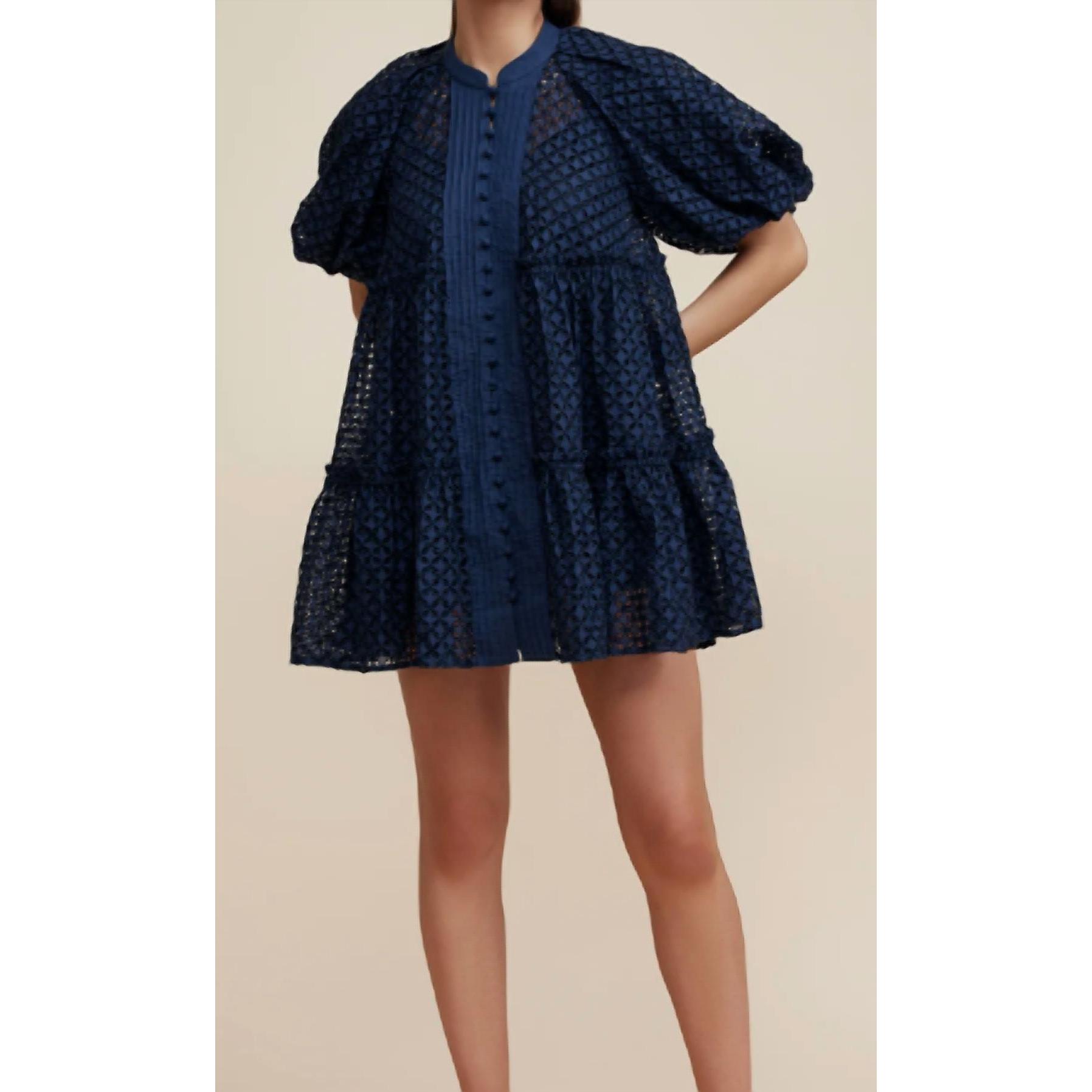 New Acler Potters Dress In Petrol